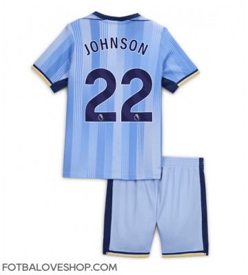 Tottenham Hotspur Brennan Johnson #22 Dětské Venkovní Dres 2024-25 Krátký Rukáv (+ trenýrky)